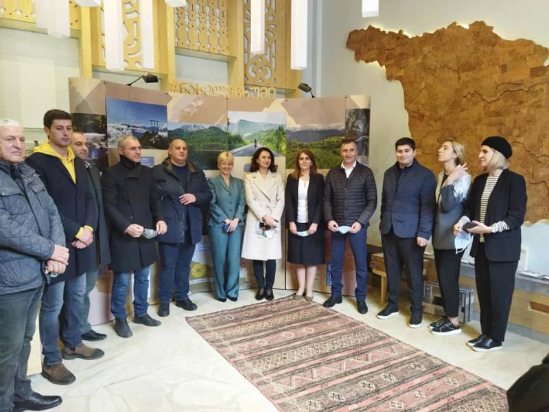 ქალაქ ცაგერში დასრულებული ‘’ტურიზმის საინფორმაციო ცენტრი’’ მოინახულეს